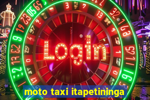 moto taxi itapetininga